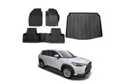 3D Floor Mats Boot Liner for Toyota Corolla Cross 2022-Onwards All Weather Heavy Duty Cargo Car Trunk Luggage Tray