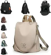 [Generic] Anti-Theft Large Capacity Backpack, 3-Way Crossbody Oxford Cloth Bag, Women's Large Capacity Lightweight Backpack