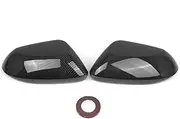 Gerrit for T&oyota Corolla 2020-2021-2022-2023 Car Replacement Side Rear View Mirror Cover Caps Reverse Shell Case Car Side Mirror Cover Exterior Mirrors (Color : Black)