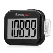 3D Pedometer for Walking, Simple Step Counter for Walking with Removable Clip...