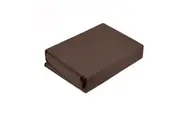 Kingtex 250TC 100% Cotton Percale Sheet Set Chocolate Double