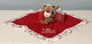 Rudolph The Red Nosed Reindeer Babys First Christmas Security Blanket Plush