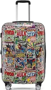 [Marvel] 24 Inch Four Wheel Hardside Retro Comic Trolley Case Medium Case, Multicolor