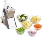Safe Slice Mandoline Slicer Julienne + Dicer for Vegetables Meal Prep