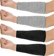 4 Pairs Of Arm Guards For Thin Skin And Bruising Cut And Burn Heat Resistant Arm Guards Protective Forearm Sleeves For Women Men Cooking Gardening