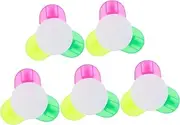 ROMISBABA 5Pcs Flower Shape Highlighters Portable Colored Watercolor Pens for School Projects Note Taking and Scrapbooking
