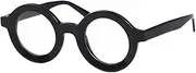 [BETSION] Acetate Men Vintage Round Optical Glasses Frame Spectacles Eyeglasses Women