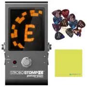 Peterson Tuners SS-HD StroboStomp Bundle HD Guitar & Bass Pedal w/ 12x Picks ...