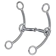 Tough1 5in Sweet Iron Snaffle Lifter Bit