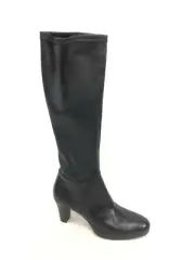 Prevata Women's Foxy Leather Boots Nappa Black Size 7.5 AA Narrow