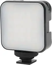 Rechargeable Soft Light Panel, ABS RGB Photography Lights, 360° Full Color LED Camera Light with 3 Cold Shoe Mounts, for Video Conference Vlog Live Broadcasting