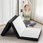 Tri-fold Memory Foam Mattress - 4 Inch Twin Size Portable Floor Bed, Foldable...