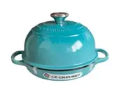 Le Creuset Cast Iron Bread Oven-(Caribbean) New in Box
