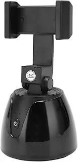 Auto Face Tracking Tripod, Portable 360° Rotation Face Body Phone Camera Mount, No App Required, 2400mAh Rechargeable Battery, Smart Phone Tracking Holder for Chating