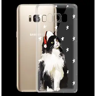 Note5/Note8/Note9/Note10/pro 聖誕波絲貓浮雕空壓殼防摔殼三星Samsung手機殼