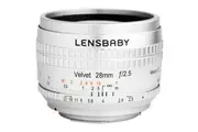 Lensbaby Velvet 28mm f/2.5 Lens for Nikon F (Silver)