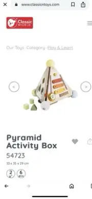 Classic World Multi-Activity Cube Toy Educational Learning For Toddlers