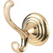 Alno A9099-PB/NL Embassy Bath Universal Robe Hook Unlacquered Brass
