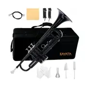 Gold Copper Trumpet with Phosphor Copper Leadpipe.Student/School Bb Trumpet ....