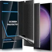 [Hokwep] [2 Pack] Galaxy S23 Ultra Screen Protector, Matte Privacy Full Adhesive Flexible TPU Film [Support in-Screen Unlock] [Anti Spy] [Matte Finish Surface] for Samsung Galaxy S23 Ultra 5G 6.8''