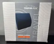 Tempur-Pedic Therapy Lumbar Cushion Pillow Firm Mid Lower Back Support Blue