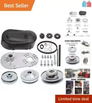 Complete Go-Kart Torque Converter Kit - 3/4" Shaft, 2HP-8HP Engines Compatible