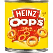 Heinz Oops Spaghetti Pasta In Tomato Sauce Can 220g