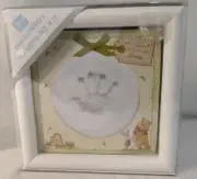 Disney Shadowbox Handprint Kit Soft Molding Clay POOH BEAR THEME personalized