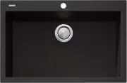 Oliveri Santorini Black Mega Bowl Inset Sink ST-BL1591