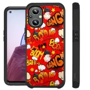 FUSION Case For OnePlus Nord N20 5G Hybrid Phone Cover COMIC BOOM RED