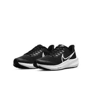 【NIKE 耐吉】慢跑鞋 女鞋 大童 運動鞋 緩震 AIR ZOOM PEGASUS 39 NN GS 黑 DM4015-001