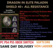 ✅PC PS4 PS5 XBOX SWITCH✅NL Dragon Shield Runeword Diablo 2 Resurrected D2R Items