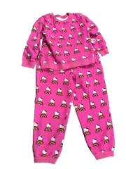 Mod Cloth Hello Kitty Rainbow All Over Print Hot Pink Plus Size 4X 3X Sweat Suit