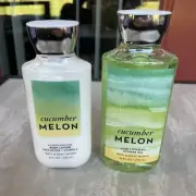 Bath & Body Works Cucumber Melon Shower Gel 10oz & Body Lotion 8oz Set New Seal
