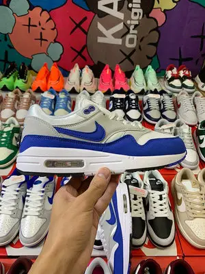 【阿明運動舘】Nike Air Max 1 Anniversary “Royal Blue”灰白