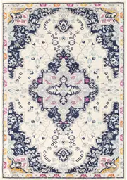 Siena Modica Transitional Cream & Navy Rug