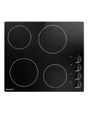 [Devanti] Ceramic Cooktop 60cm 4 Zone Knobs Control