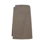 [Phoebe Philo] Phoebe Philo-Brown Kilt Wool Midi Skirt-Donna 38 FR