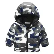 Kids Boy Puffer Jacket Winter Jacket Winter Clothes Warm Camouflage