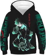 [CHAOS MONKEY] Kids Boys Girls Prints Hoodie Pullover My Hero Academia Cosplay Costume Boku No Hero Academia Teenage Sweatshirts Cool Top
