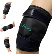 REVIX XXXL Ice Pack for Knees Reusable, Knee Wrap with Cold Compression Art
