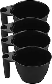 Minkissy Plastic Hair Dye Bowl Set Professional Salon Tools for Tint Mixing DIY Treatments