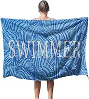 Beach Towel for Adults | 59 x 27.5 Inches Quick Dry Soft Gym Towel | Absorbent Towel for Camping, Pool, Gym, Yoga, Beach, Hiking, Sports