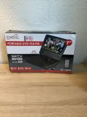 NEW Supersonic 7" Portable DVD Player SC-178DVD WRemote, USB, SD, A/V, AC/DC SEE