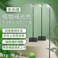 在飛比找PChome24h購物優惠-LED植物生長燈 1.6米線控暖黃光植物射燈 落地植物燈 多