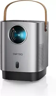 TOPTRO Mini Projector, 15000 Lumen Portable 1080P Supported, 5G WiFi Bluetooth