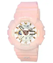 Casio Baby-G Analog-Digital Alarm Timer Quartz BA-110XRG-4A 100M Ladies Watch