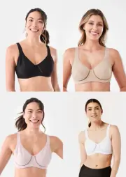 Cross Elastic Underwire Sports Bra - High Support, Multiway Straps, Non-Padded