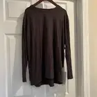 NWT Lululemon Modal Pleated Back Long Sleeve Relaxed Fit French Press SZ : 6 &10