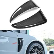 Carbon Fiber Front Bumper Fins Canard Splitter Trim For Porsche Panamera 2017-18 (for: Porsche)